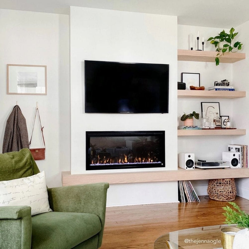 Touchstone Sideline Elite Built-In/Wall Mounted Electric Fireplace