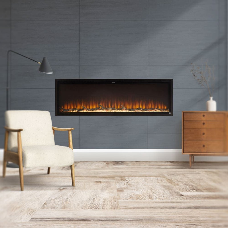 Touchstone Sideline Elite Built-In/Wall Mounted Electric Fireplace