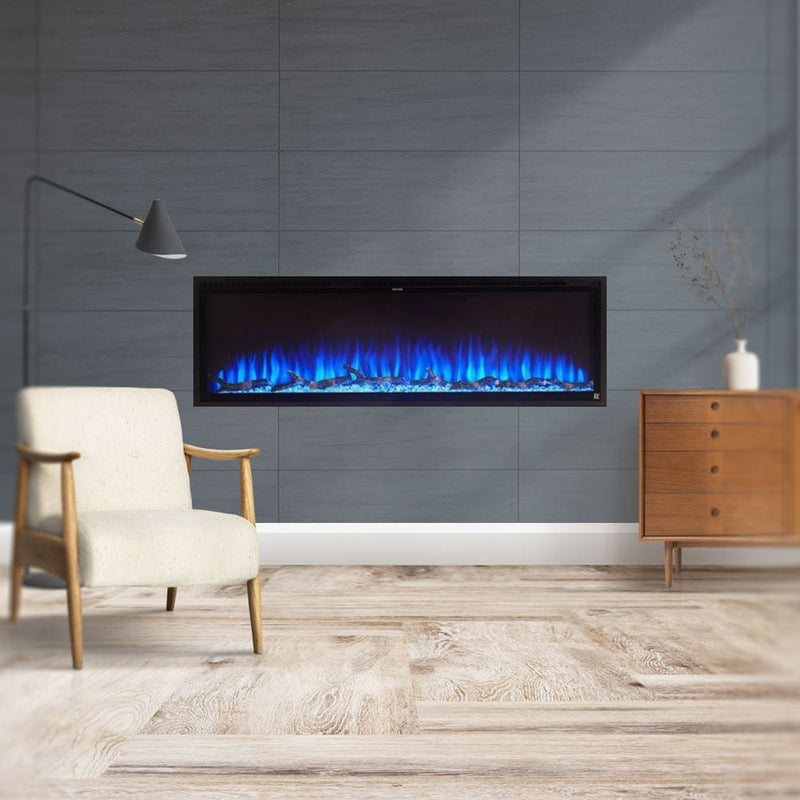 Touchstone Sideline Elite Built-In/Wall Mounted Electric Fireplace