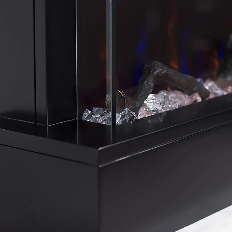 Touchstone Chesmont 50-Inch Wall Mounted 3-Sided Smart Electric Fireplace