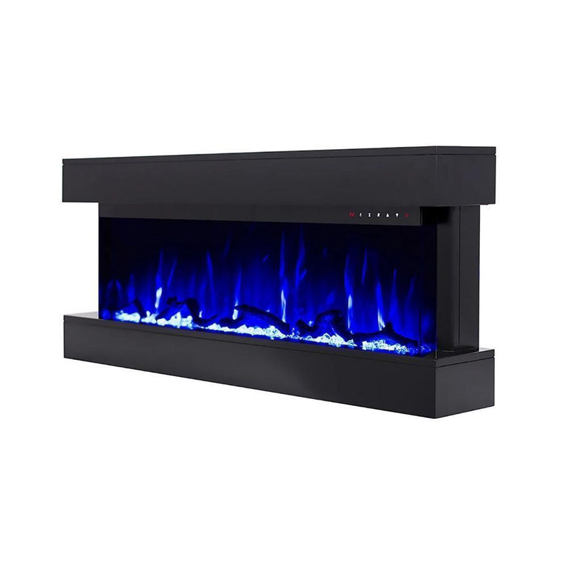 Touchstone Chesmont 50-Inch Wall Mounted 3-Sided Smart Electric Fireplace
