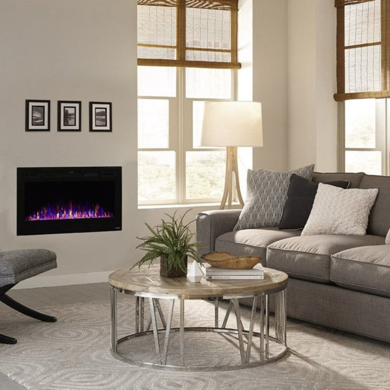Touchstone Sideline 36-Inch Recessed Smart Electric Fireplace (#80014)