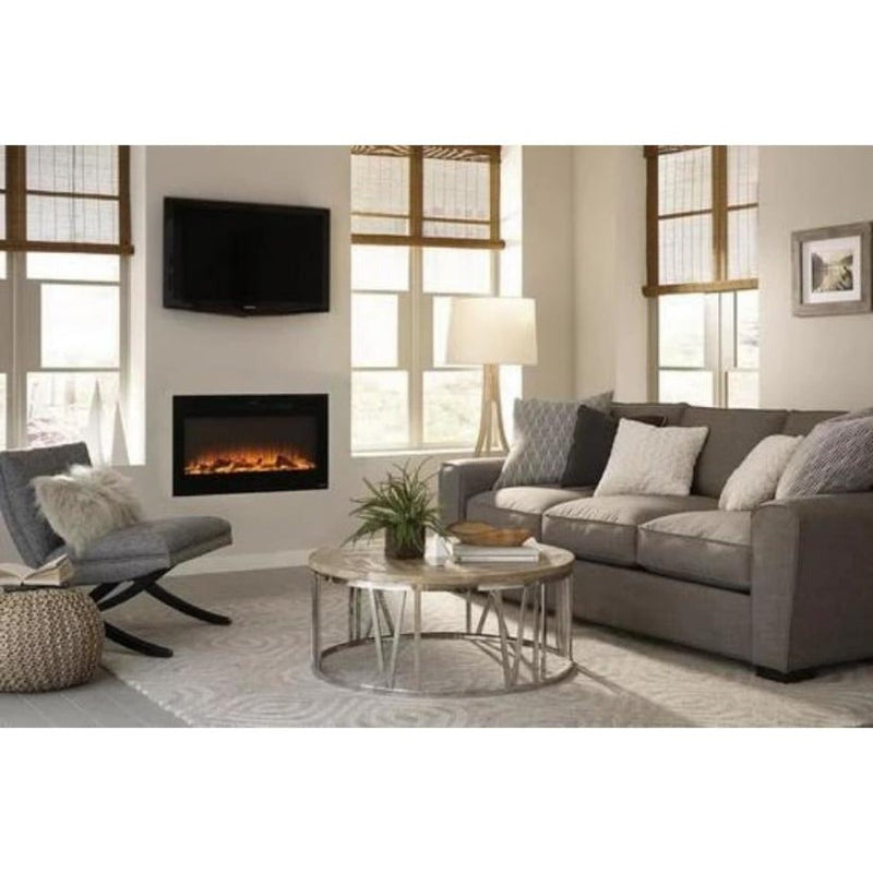 Touchstone Sideline 36-Inch Recessed Smart Electric Fireplace (#80014)