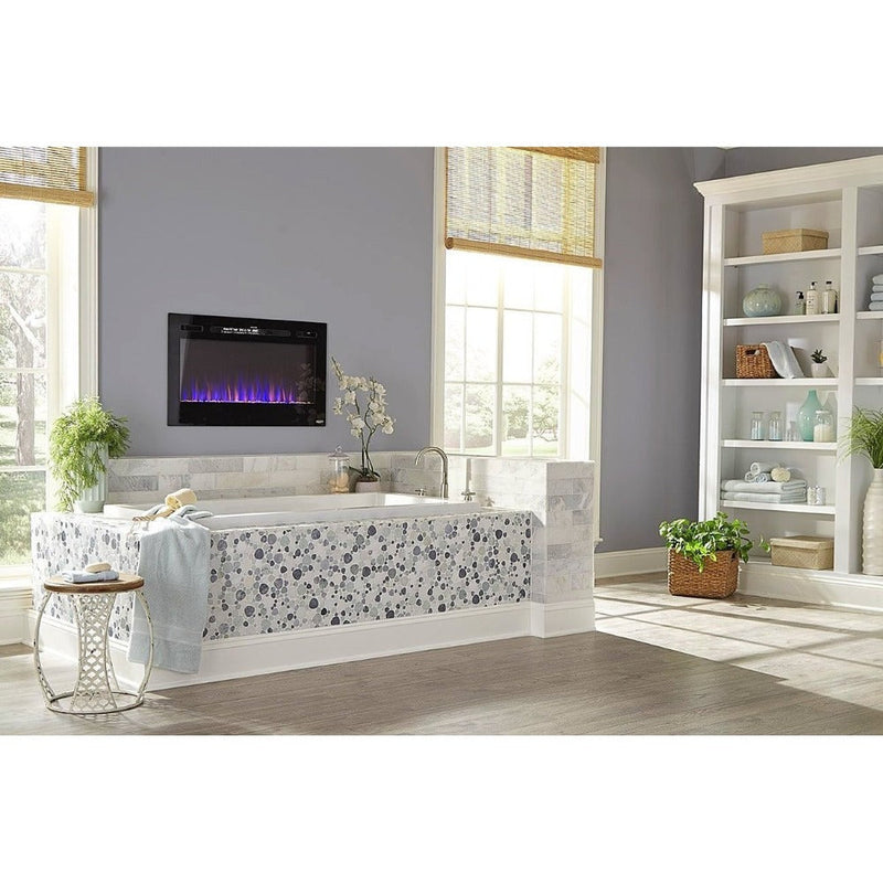 Touchstone Sideline 36-Inch Recessed Smart Electric Fireplace (#80014)