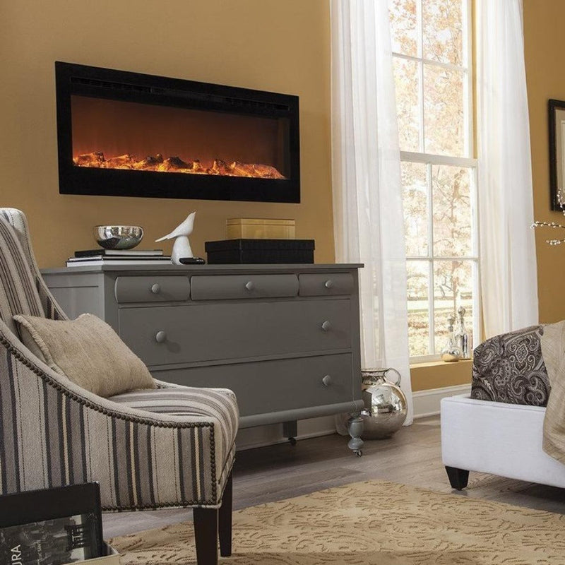 Touchstone Sideline 50-Inch Recessed Smart Electric Fireplace (#80004)