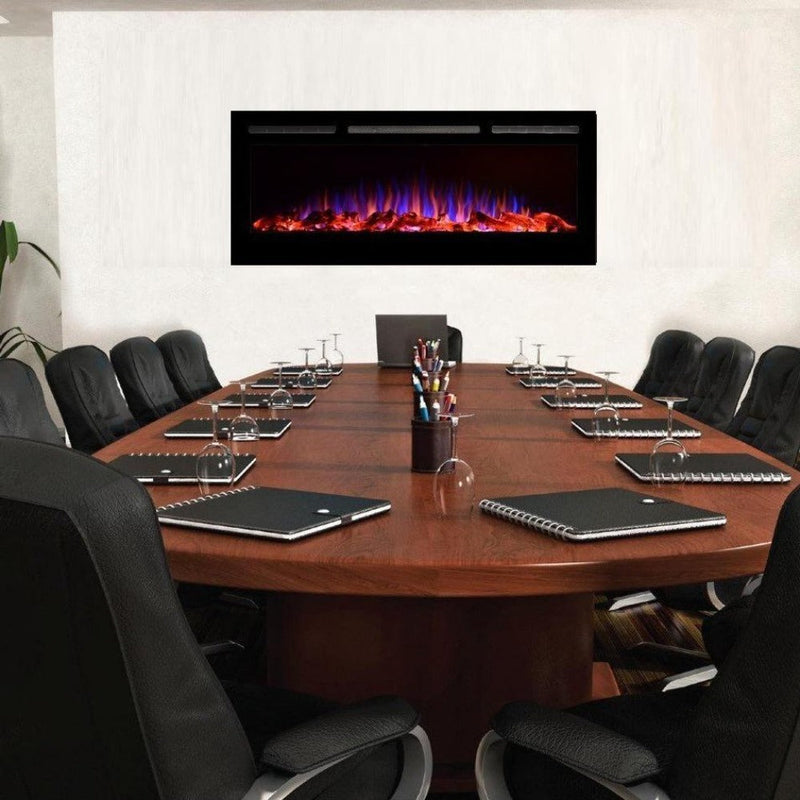 Touchstone Sideline 50-Inch Recessed Smart Electric Fireplace (#80004)