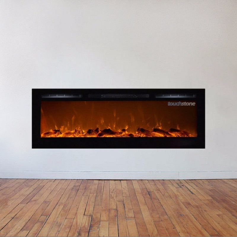Touchstone Sideline 72-Inch Recessed Smart Electric Fireplace (#80015)