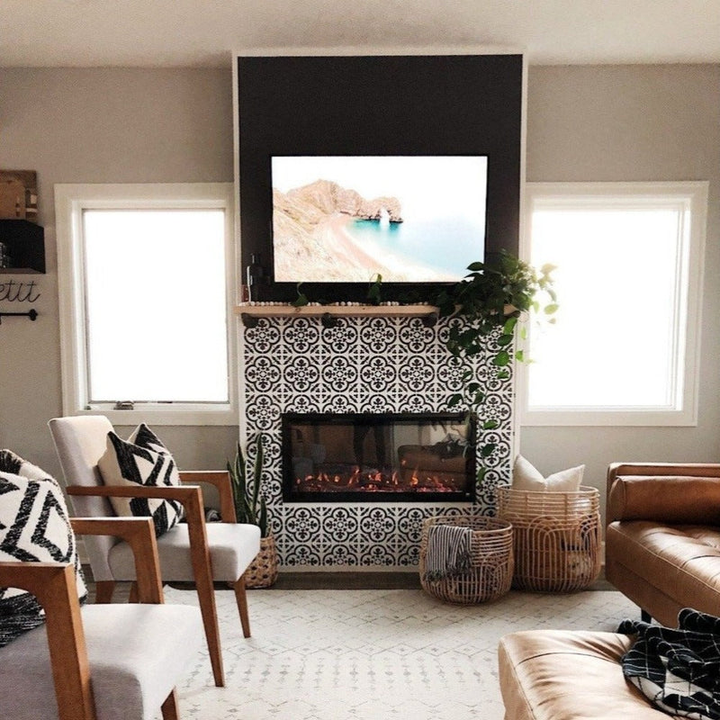 Touchstone Sideline Elite Built-In/Wall Mounted Electric Fireplace