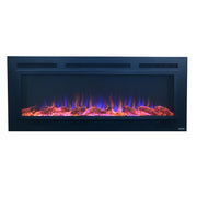 Touchstone The Sideline Steel™ 50"- Recessed Electric Fireplace (#80013)